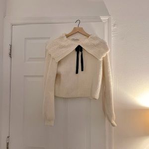 Zara Pearl collar sweater